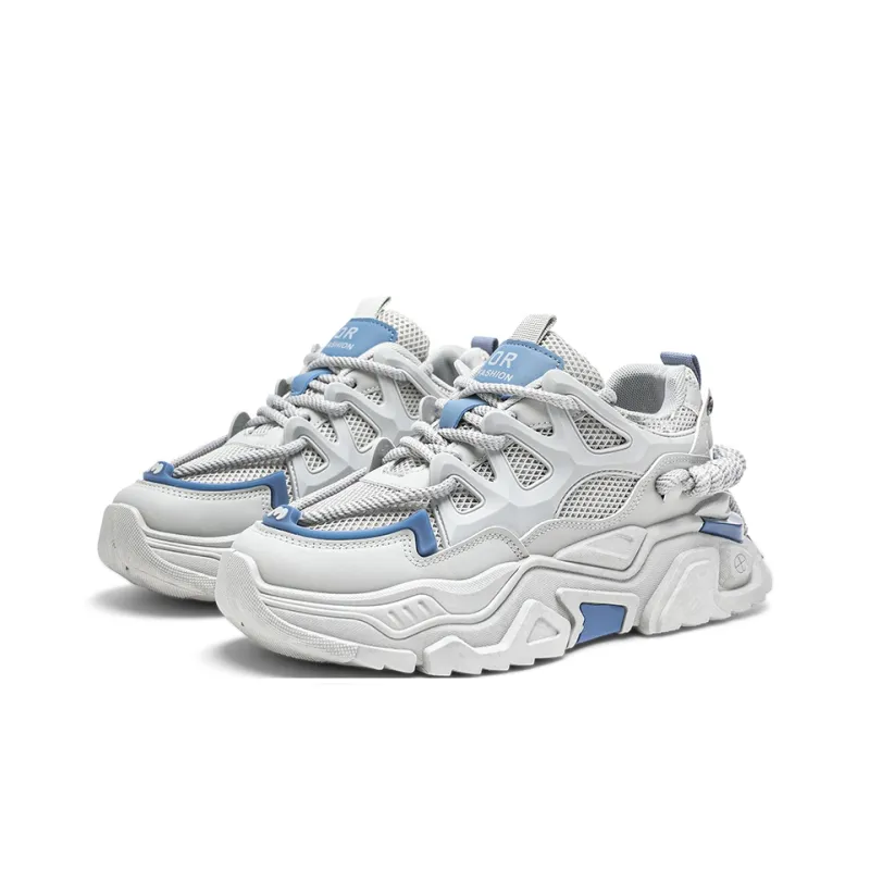 HACKBUTEER Low Top Chunky Sneakers Men's Box Included-10