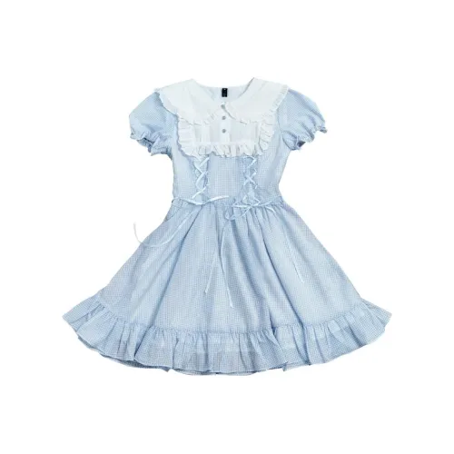 LALAJK Short Sleeved Dress Women's