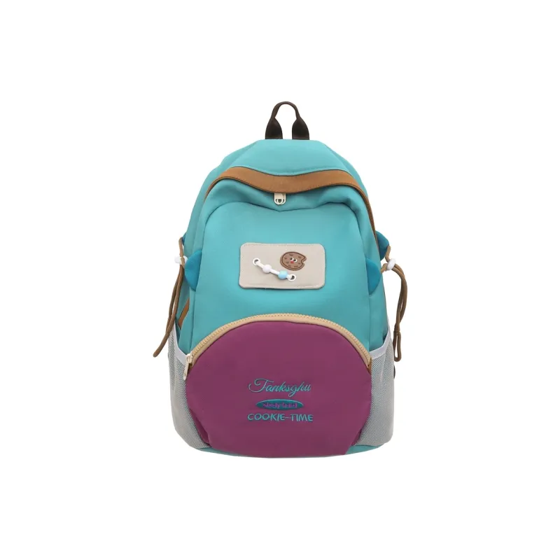 WICKBUEN Nylon Backpack Women's Burgundy/Black/Khaki/Purple-11