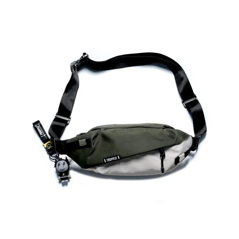 TRUFFLE Fabric Fanny Pack Crossbody Bag Shoulder Bag, Crossbody Bag Regular Unisex Multicolor-0
