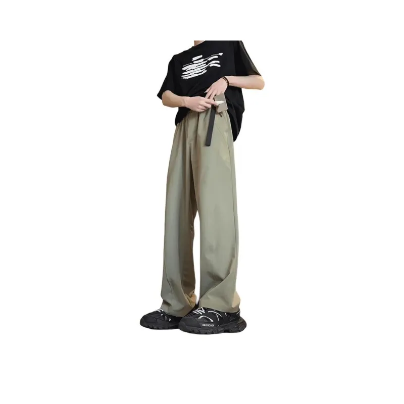 NOWSTIME Casual Pants Unisex Green-1