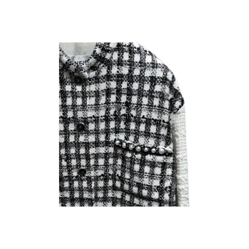 CHANEL 25P Spring Summer Preview Collection Jackets & Coats Women's Black White-4