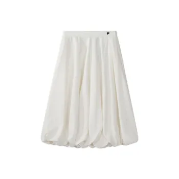 FILA FUSION LIFE Casual Short Skirts Women's Milk Mist White WT