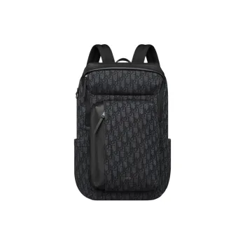 DIOR Cotton Backpack Men's Black