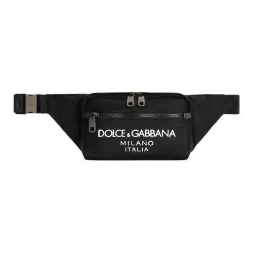 Dolce & Gabbana Nylon Fanny Pack Small Size Men's Black