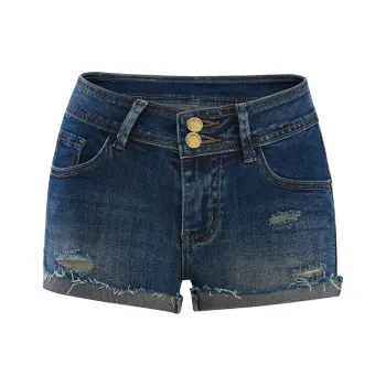 ZAZN Denim Shorts Women's Vintage Blue