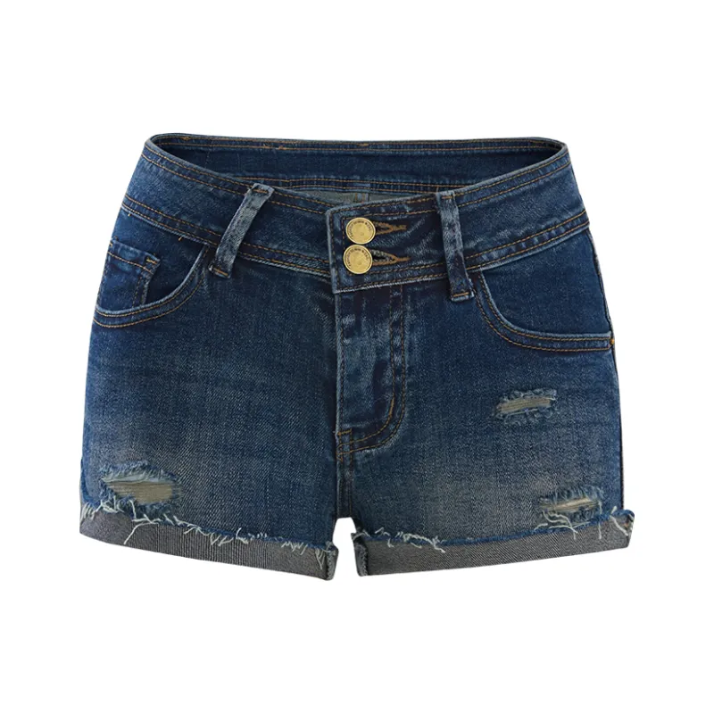 ZAZN Denim Shorts Women's Vintage Blue-0