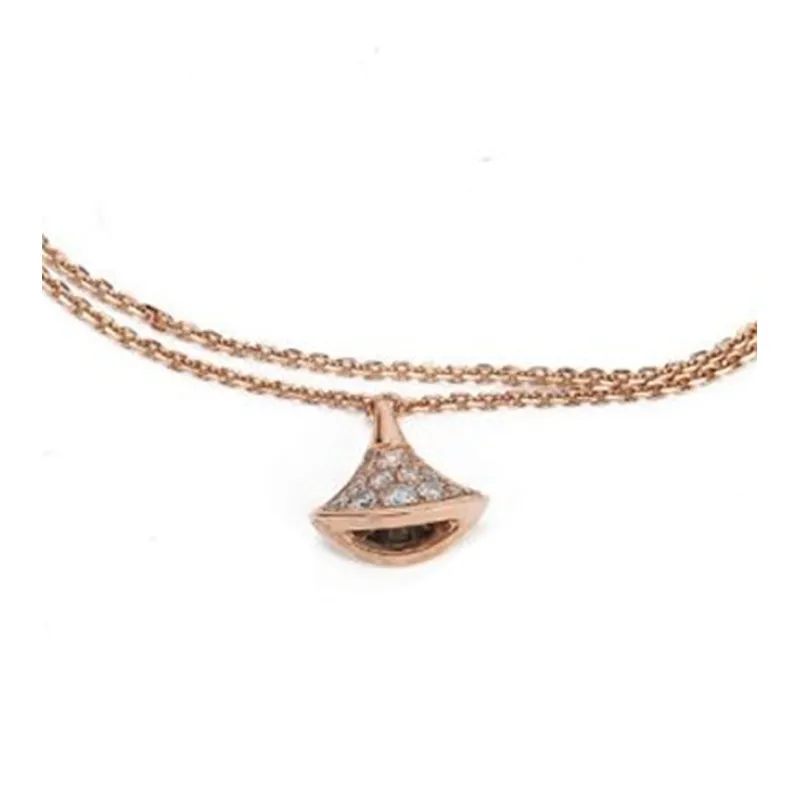 BVLGARI Divas' Dream Series 18K Rose Gold Rhinestone Embellished Bracelets Women's-1