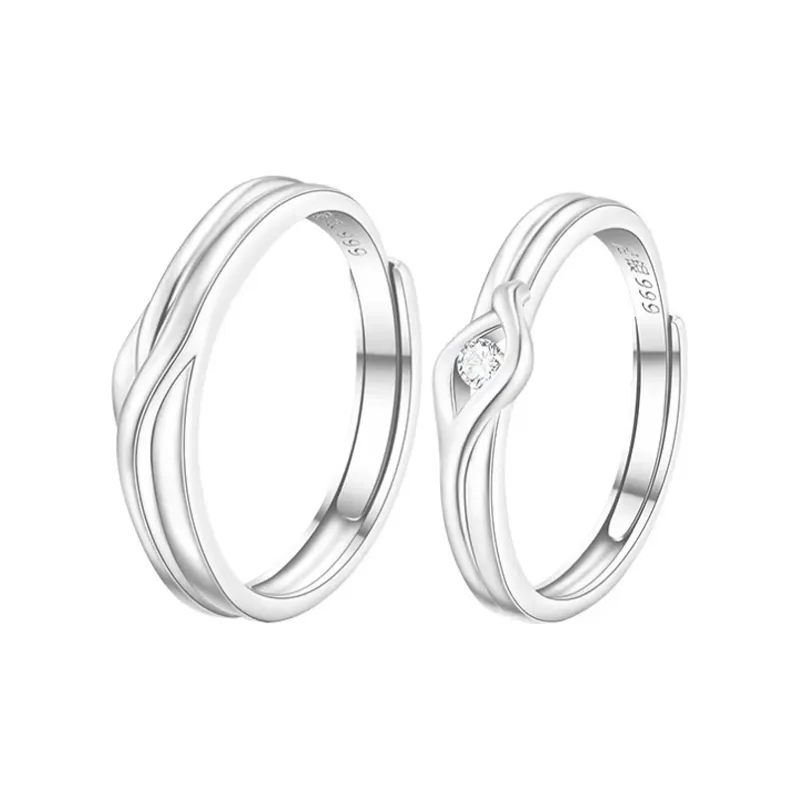 ZMG S999 Fine Silver Rings Unisex-0