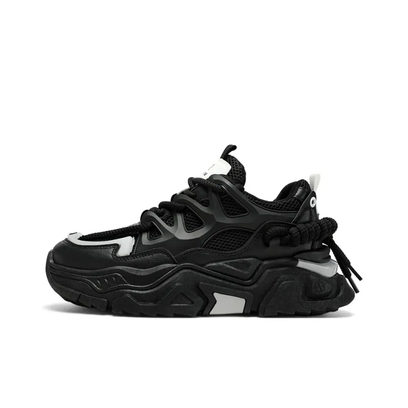 HACKBUTEER Low Top Chunky Sneakers Men's Box Included-15
