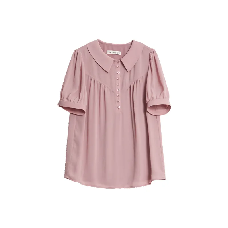 Mambe Shirts Women's Peach Pink-0