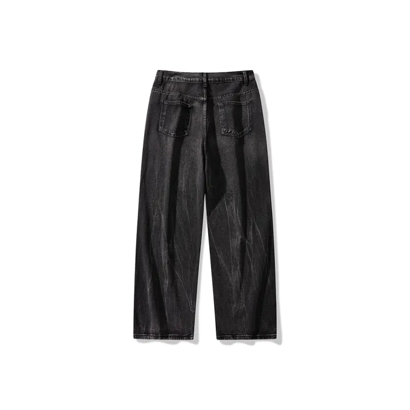Cotton Gene Jeans Unisex Stone Washed Gray-4