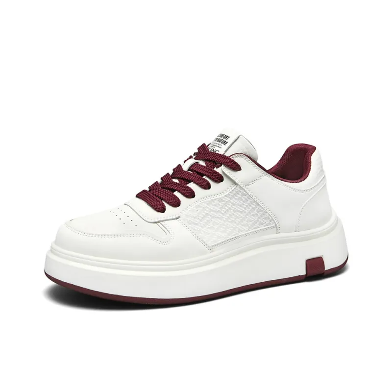AOKANG Slip Resistant Lightweight Height Increasing Low Top Skateboard Shoes Men's-1