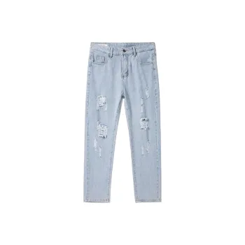 SNOW FLYING Jeans Unisex Light Blue