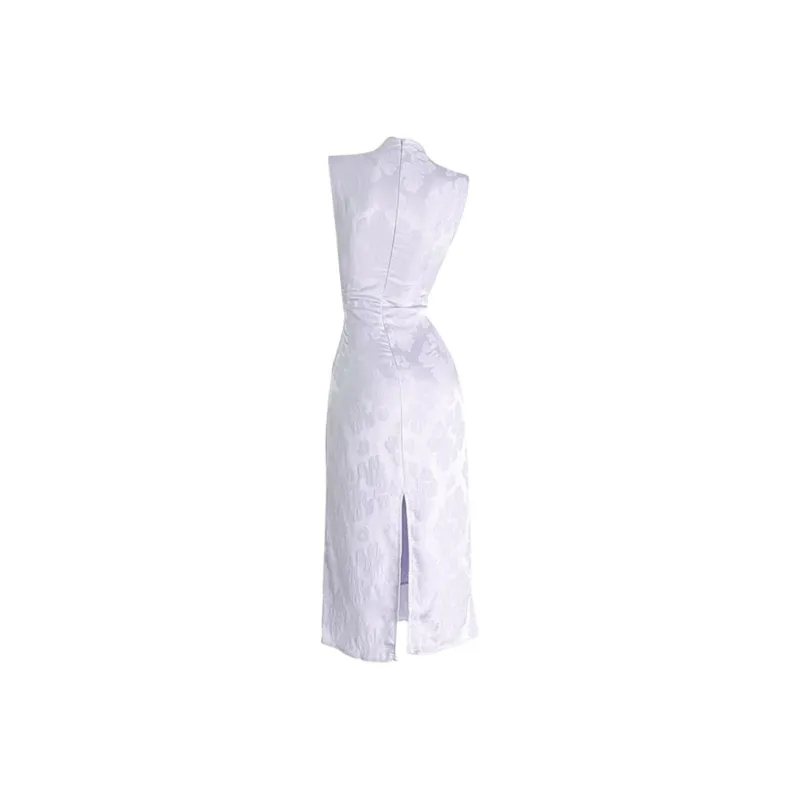 OZVO Sleeveless Dresses Women's Purple-1