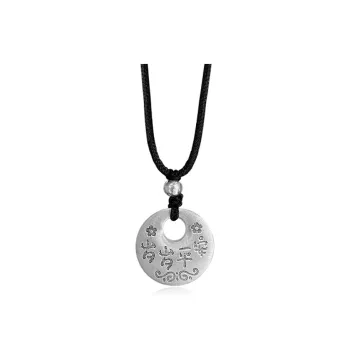 DVNRR S 999 Fine Silver Foot Silver Pendants Women's