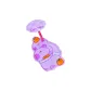 Capybara Spring Shaker Hair Clip 1 Pack (Purple)
