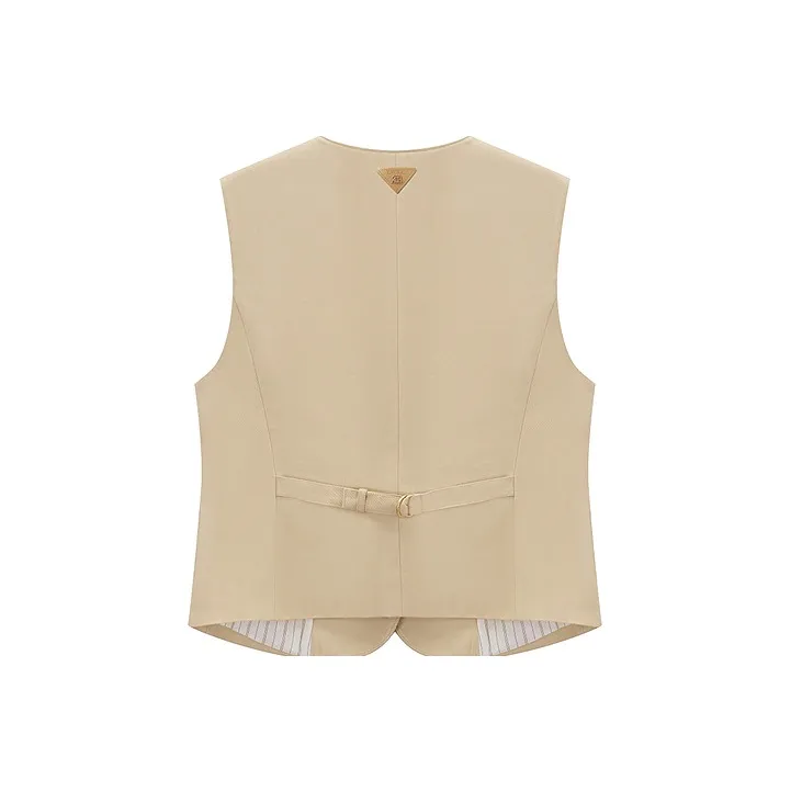 Teenie Weenie Vests Women's Khaki-1