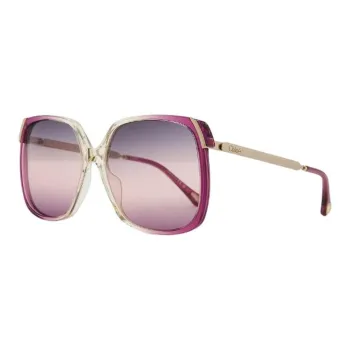 Chloe Recycled Acetate Butterfly Sunglasses Women's Purple
