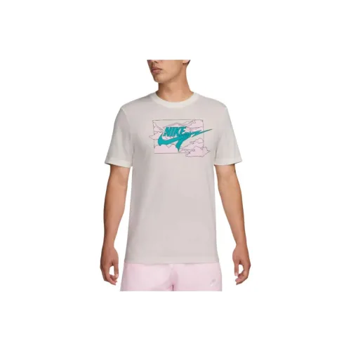Nike Clothing T Shirts Men Beige