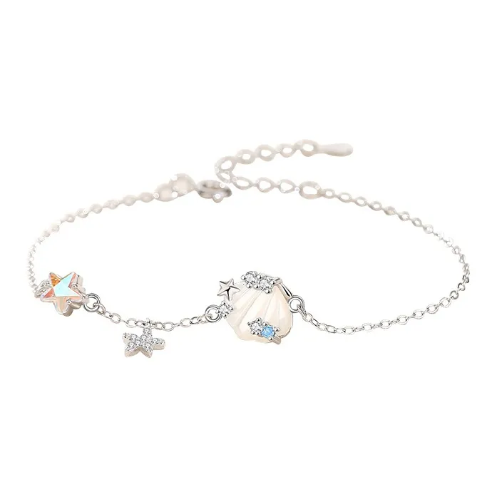DAWO 925 Sterling Silver Bracelets Women's-0