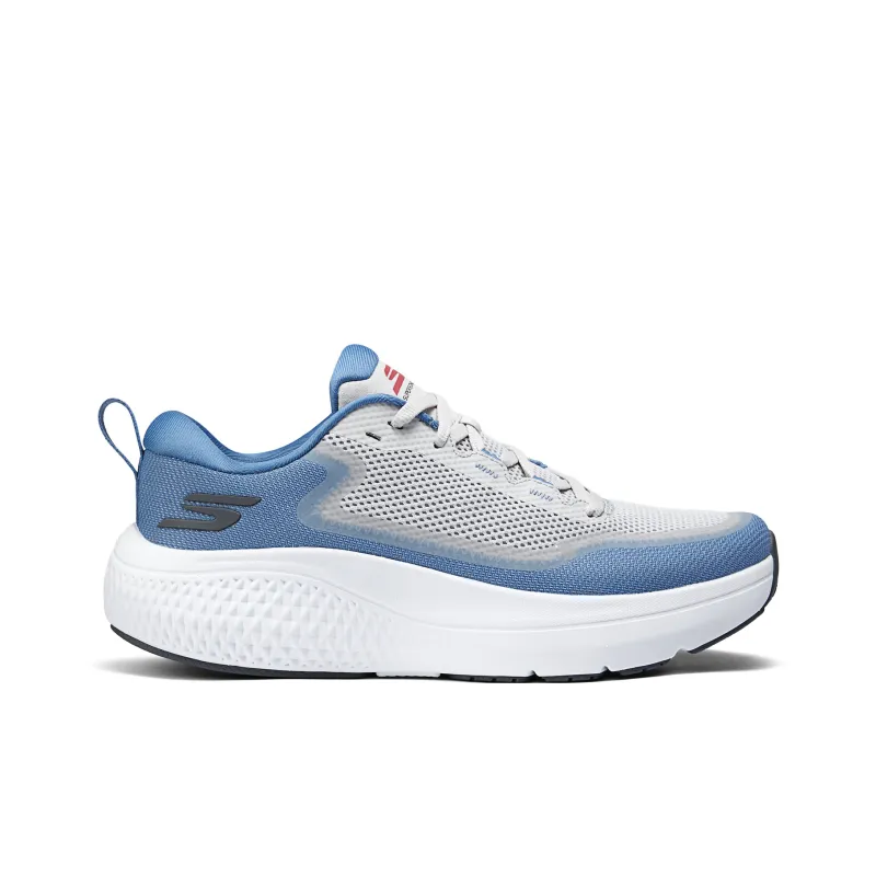 Skechers Cushioning, Wear Resistant Low Top Running Shoes Men's Blue Gray-2