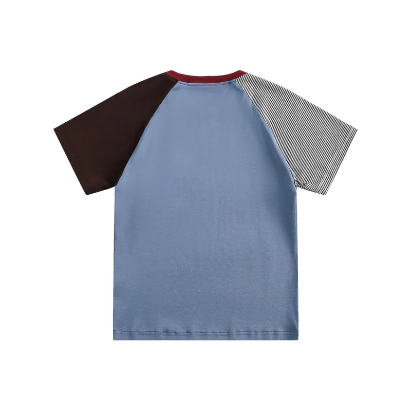 Vine Color Raglan Sleeve T Shirt Women's-1