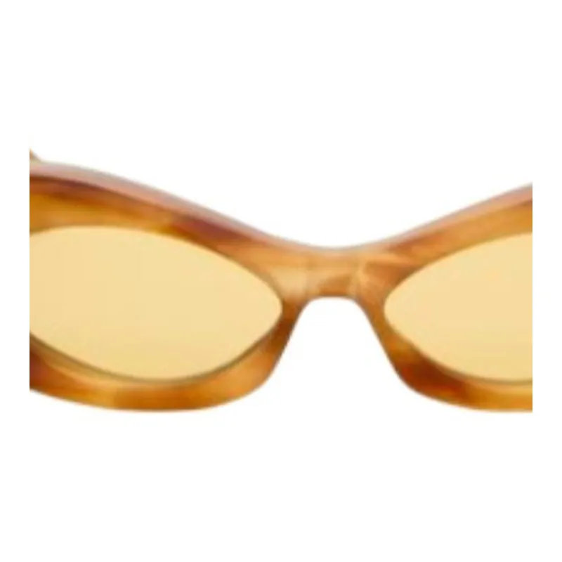 Valentino Acetate Cat Eye Sunglasses Women's Brown-2