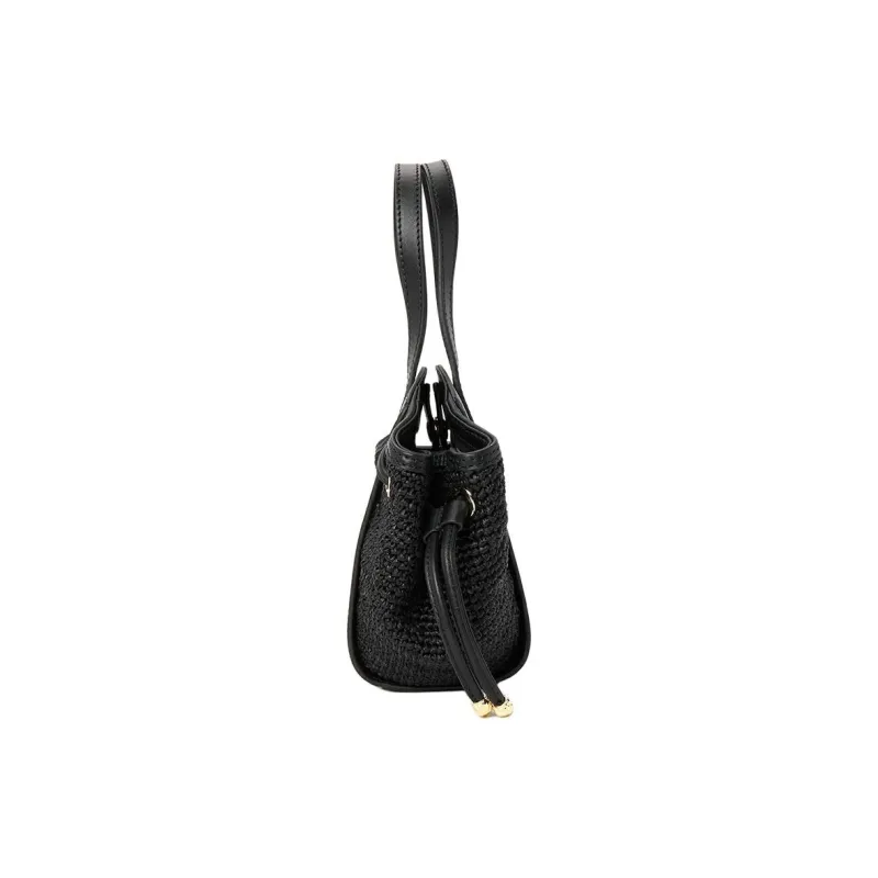HELEN KAMINSKI Raffia With Cow Leather One Shoulder Handbag Regular Women's Black-1
