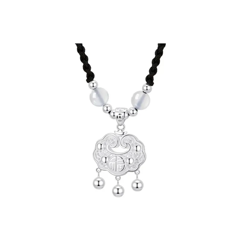 Zhou Jifeng 999 Fine Silver Necklaces Unisex-1