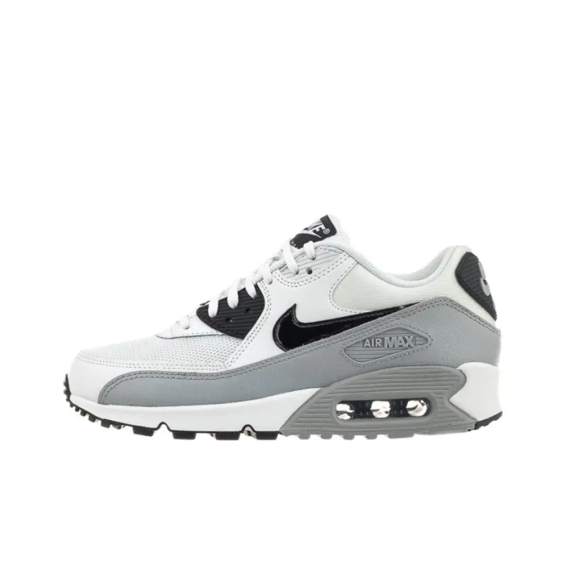 Nike Air Max 90 Anti Slip Wear Resistant Low Top Running Shoes Women's Black-0