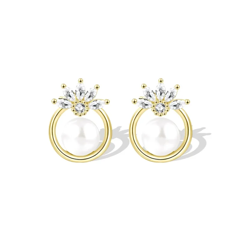 Beth Jewelry Pearl Stud Earrings Women's-0