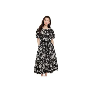 Yi Mengyuan Short Sleeved Dress Women's