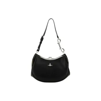 Vivienne Westwood Leather Crossbody Bag, Shoulder Bag Regular Women's Black