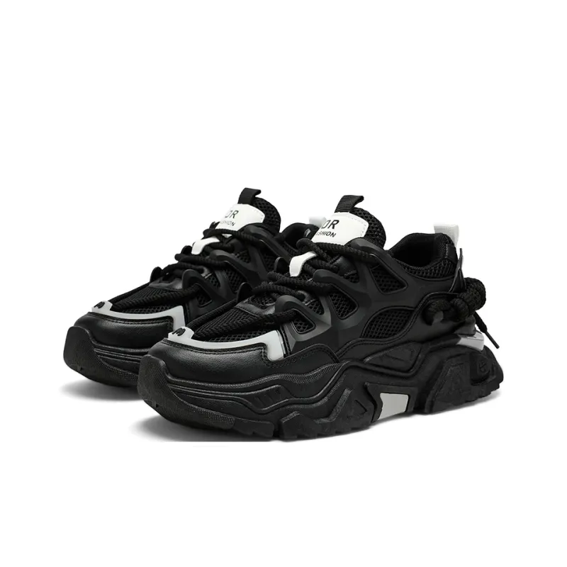 HACKBUTEER Low Top Chunky Sneakers Men's Box Included-17