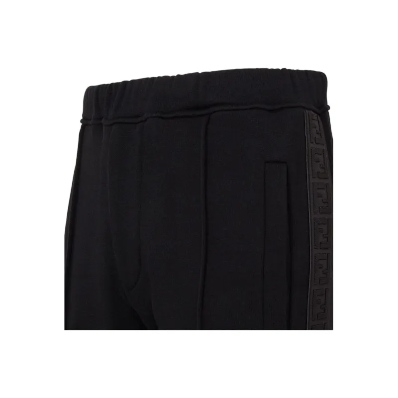 FENDI Casual Pants Men Black-4