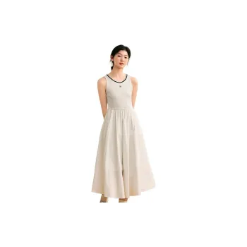 ZIHAN Sleeveless Dresses Women's White