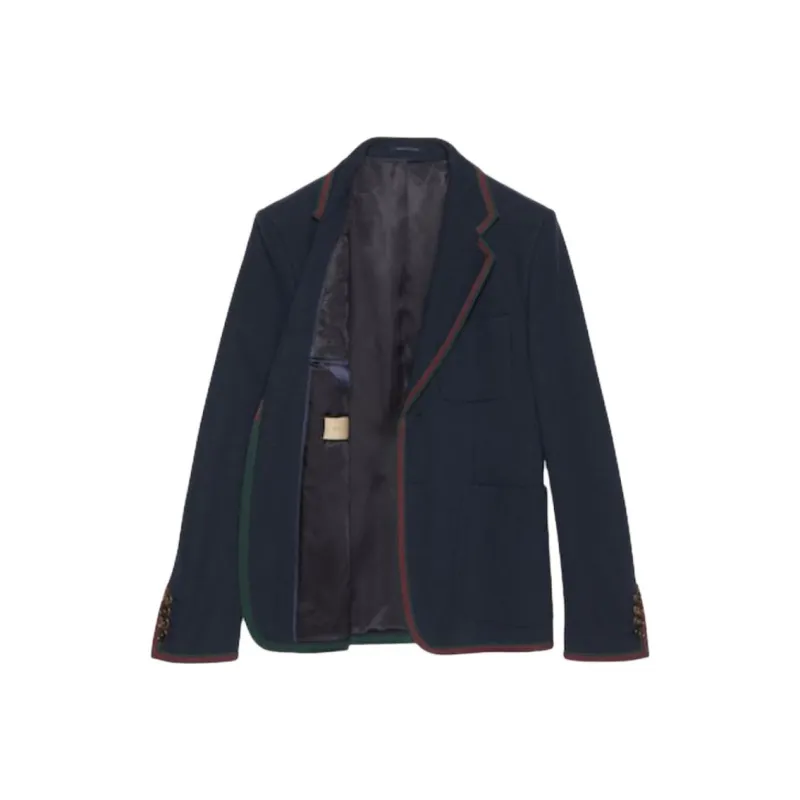 GUCCI Web Detailed Jersey Jacket-1