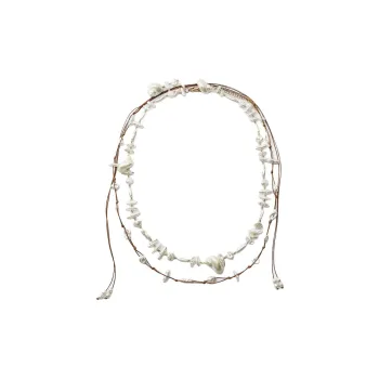 ZARA Metal Belt Women's White  