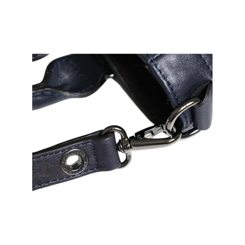 LONGCHAMP Leather Tote Bag, Shopping Bag, Shoulder Bag, Crossbody Bag, Handbag Women's Marine Blue-5