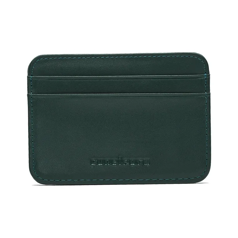 Cuneiform Cow Leather Card Holder Unisex Multicolor-4
