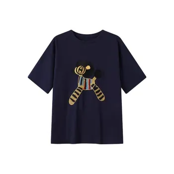 GULIANFEI T Shirts Women's Navy Blue