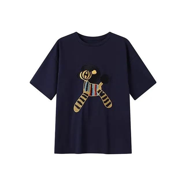 GULIANFEI T Shirts Women's Navy Blue-0