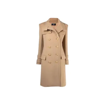 BALMAIN Velvet Jackets Women's Khaki