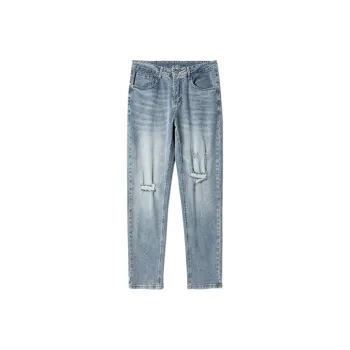 SNOW FLYING Jeans Women's Light Gray Blue