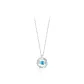 Feather with You Necklace[Blue]