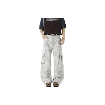 SIL VITIN Casual Pants Unisex Light Gray