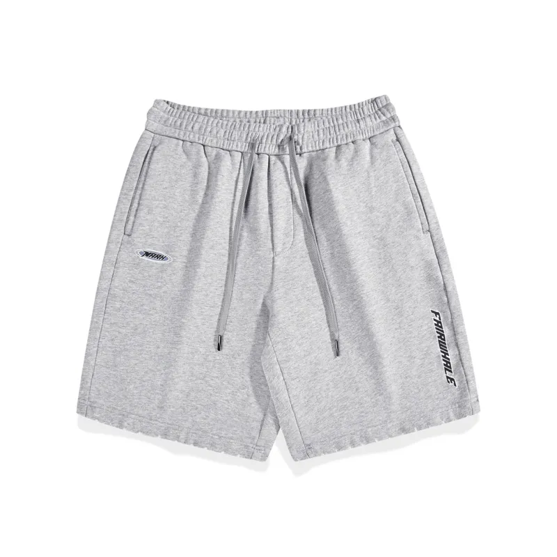 FAIRWHALE Casual Shorts Men Heather Gray-0
