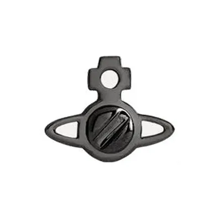 Vivienne Westwood Brass Single Stud Earrings Men
s Gunmetal Gray