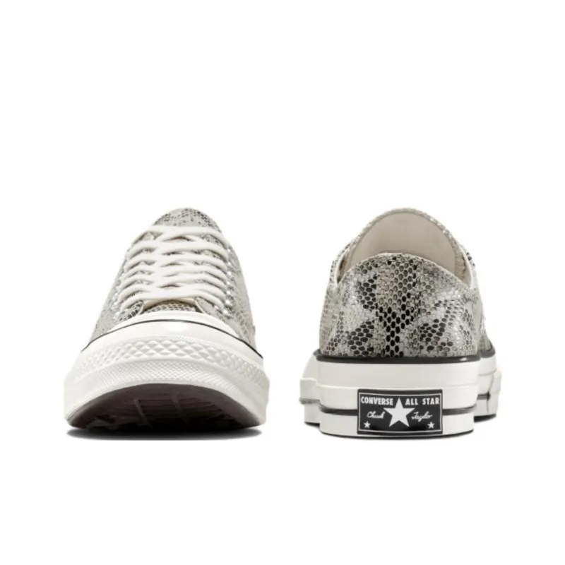 Converse Chuck 70 Anti Slip Wear Resistant Low Top Skateboard Shoes Unisex Gray-4